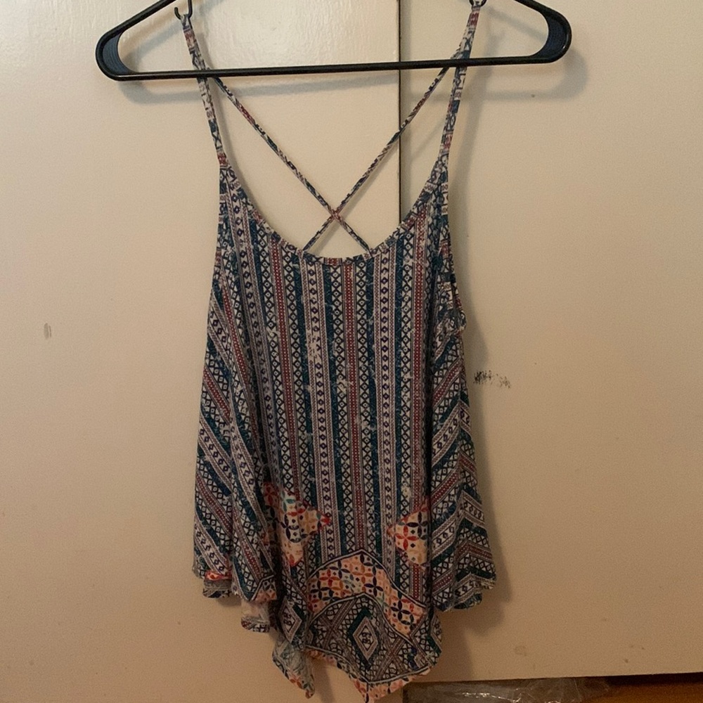 Multi Colored Triangular Tank